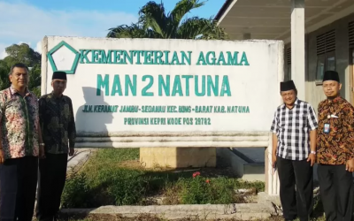 Kabag TU Kemenag Kepri Tinjau Rehabilitasi Ruang Belajar MAN 2 Natuna